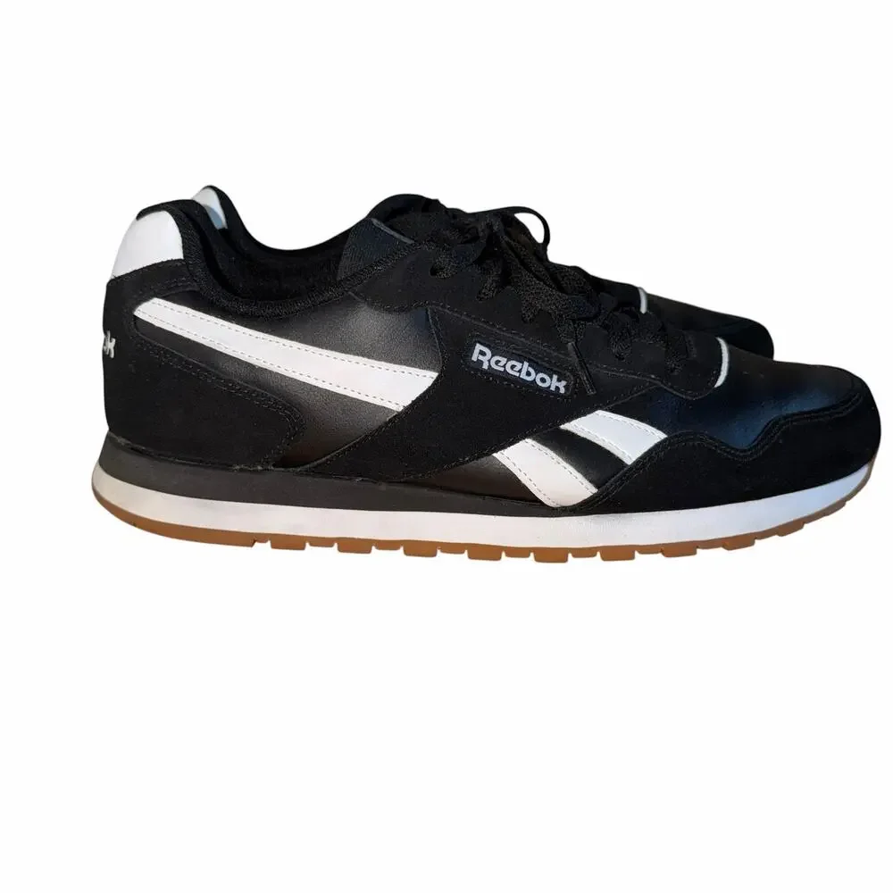 Reebok Classic Harman Run Black White Gum Sole Sneakers Men’s 11.5 EU45